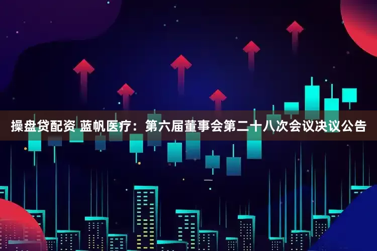 操盘贷配资 蓝帆医疗：第六届董事会第二十八次会议决议公告